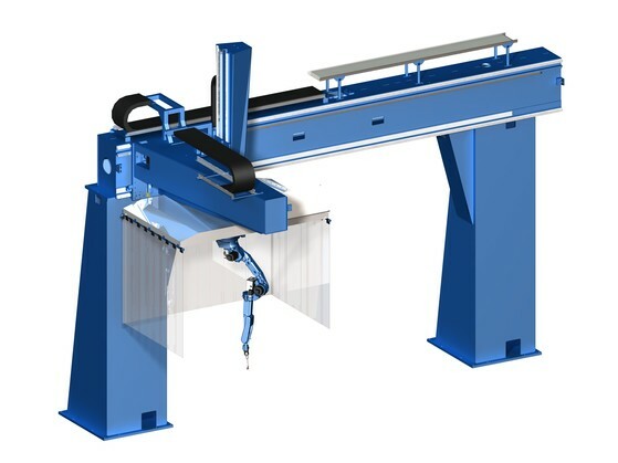 Роботизированные комплексы портальной сварки